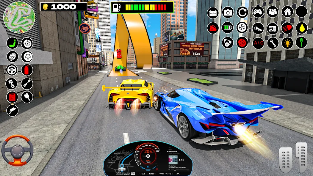 Скачать Rampa Car Game: GT Car stunts с модом — Много денег — скриншот 4 Скачать Rampa Car Game: GT Car stunts с модом — Много денег — скриншот 4