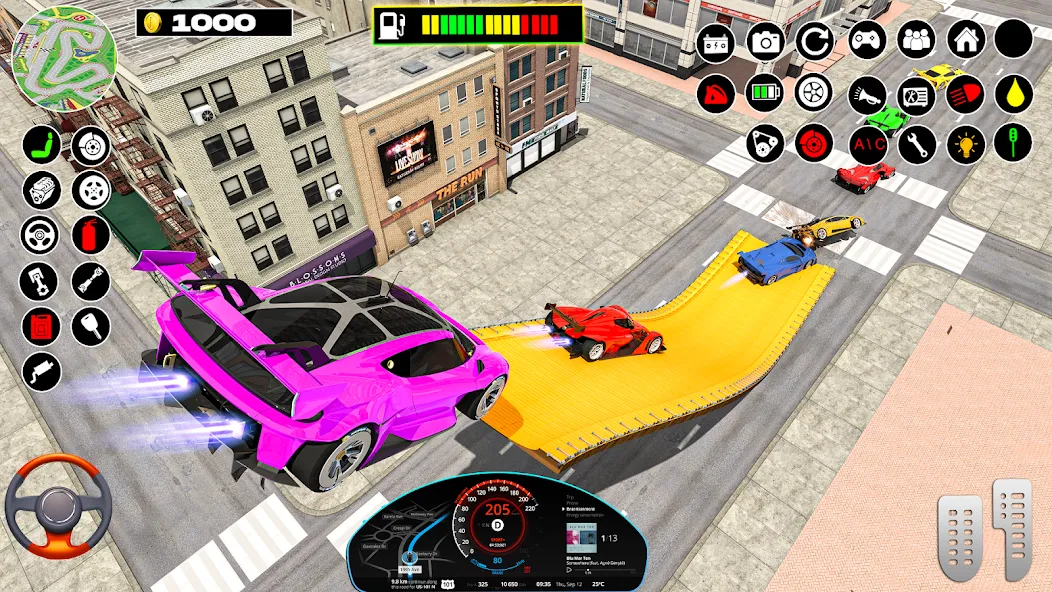 Скачать Rampa Car Game: GT Car stunts с модом — Много денег — скриншот 5