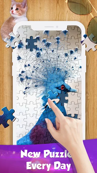 Jigsaw Go - Classic Jigsaw Puz — Мод: Все пазлы разблокированы — скриншот 4