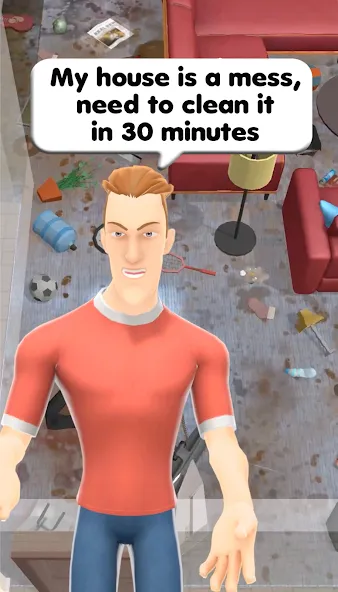 Скачать Clean It All hoarding cleaning на телефон — Много денег — скриншот 2