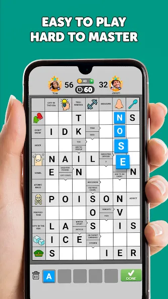 Взлом Wordgrams - Crossword & Puzzle — Много подсказок — скриншот 2