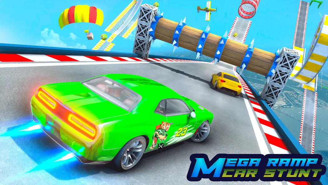Ramp Car Games: GT Car Stunts Mod APK Много денег — Скачать на Андроид — скриншот 2