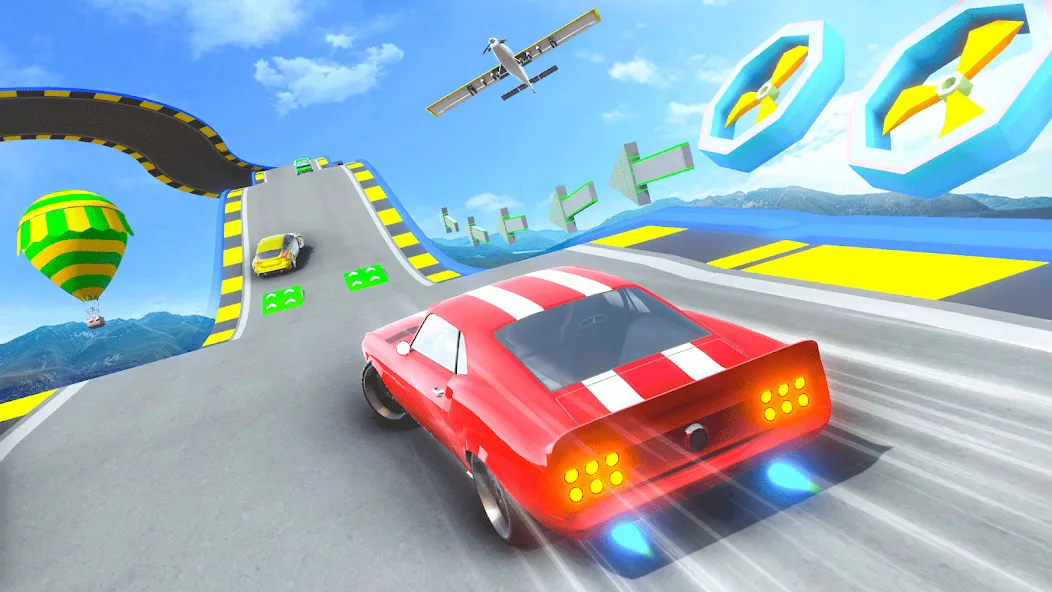 Ramp Car Games: GT Car Stunts Mod APK Много денег — Скачать на Андроид — скриншот 3