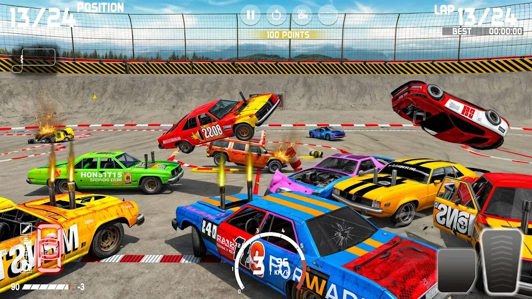 Demolition Derby: Car Games MOD — Много денег на Андроид — скриншот 2