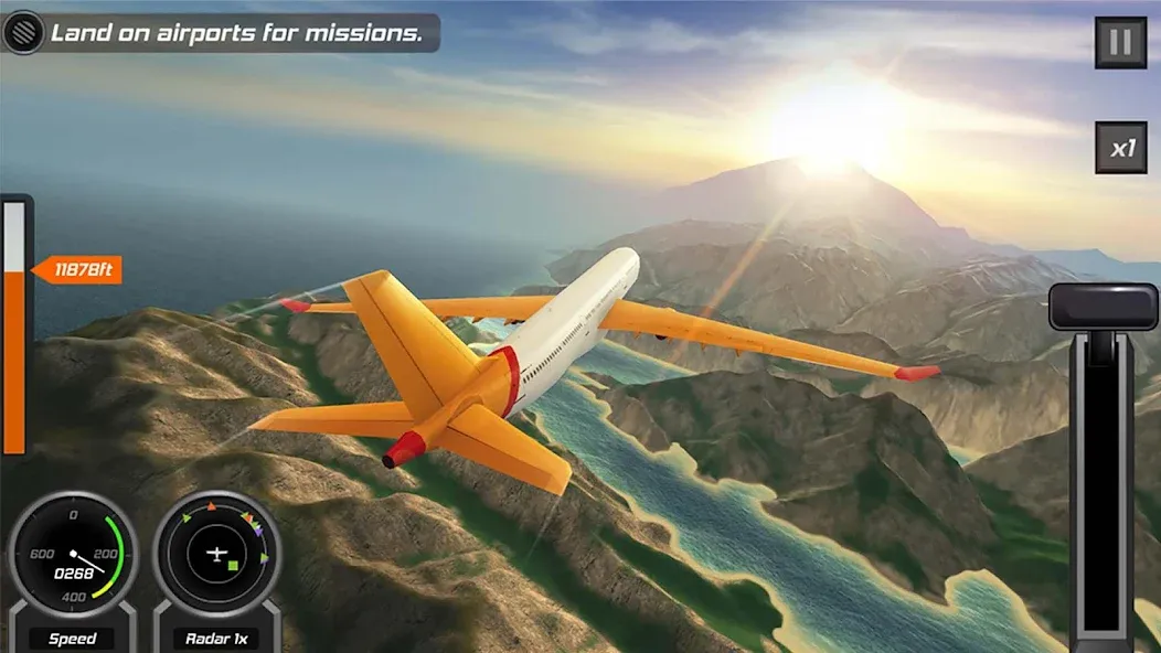Flight Pilot: 3D Simulator — Взломанная версия (Много денег и всё разблокировано) — скриншот 5