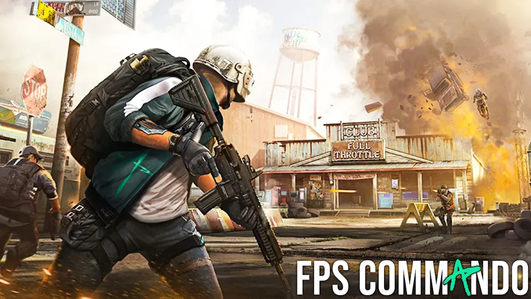 Скачать FPS Commando Shooter Games — Последняя версия (Много денег) — скриншот 5