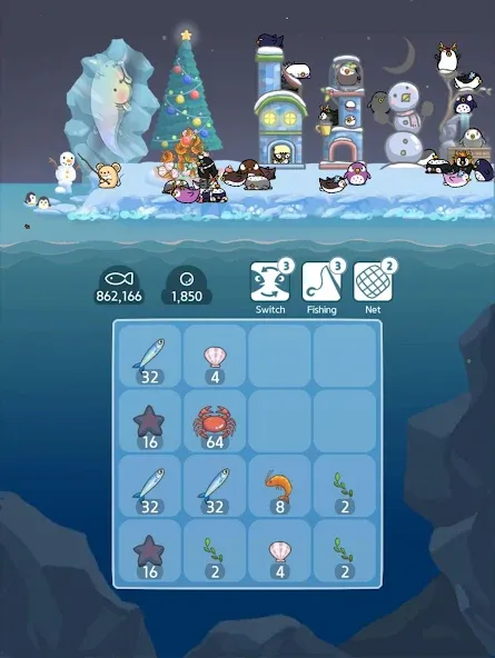 Скачать 2048 Penguin Island на телефон — Много денег — скриншот 5
