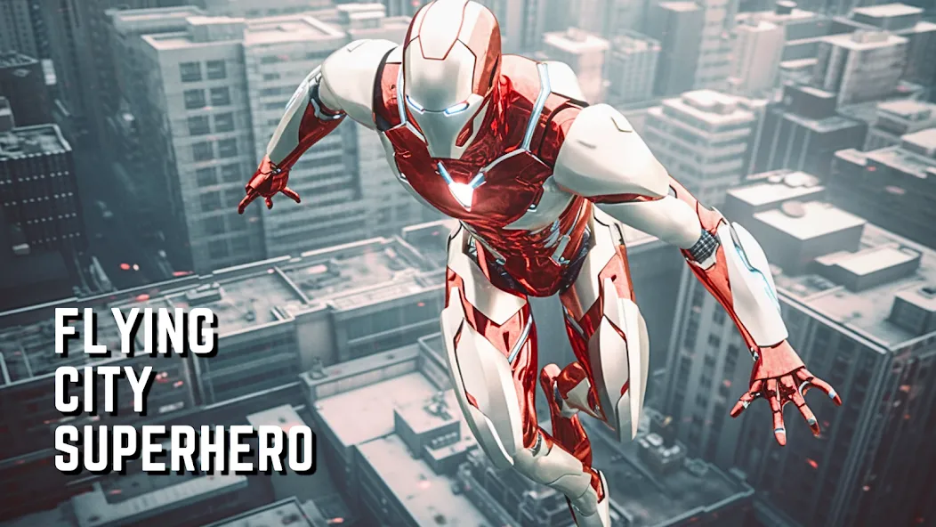 Скачать Super hero Flying iron jet man — Последняя версия (Много денег) — скриншот 1