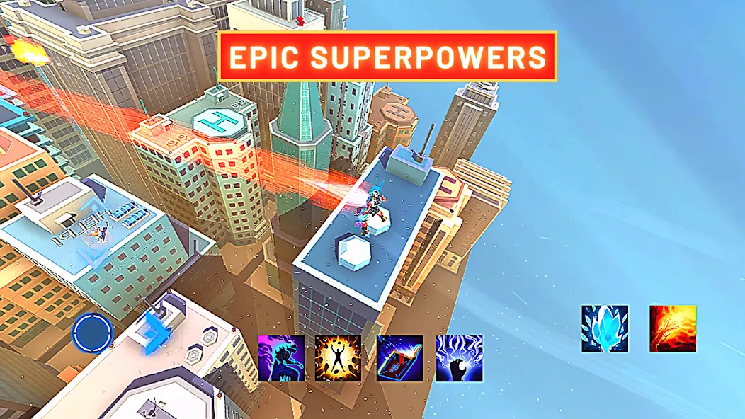 Скачать Super hero Flying iron jet man — Последняя версия (Много денег) — скриншот 3