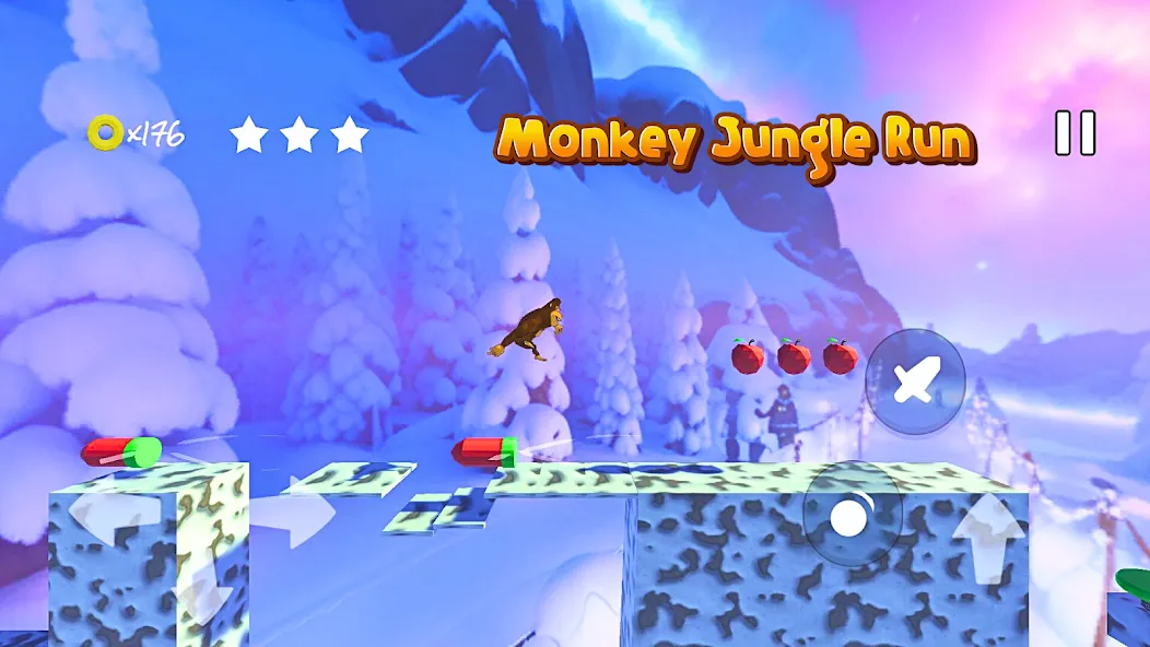 Monkey jungle run kong gorilla MOD — Много денег на Андроид — скриншот 4