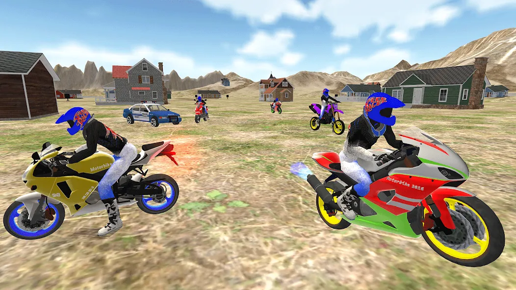 Real Moto Bike Racing Game (Мод Много денег) — скриншот 1 Real Moto Bike Racing Game (Мод Много денег) — скриншот 1