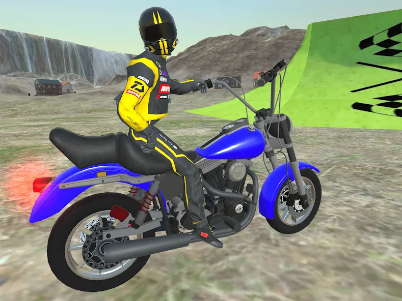 Moto bike Driving: Mega Ramp MOD APK — Много денег — скриншот 1 Moto bike Driving: Mega Ramp MOD APK — Много денег — скриншот 1
