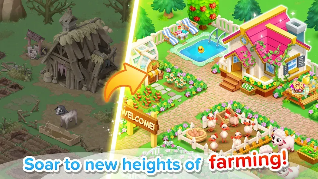 Скачать Family Farm Seaside на Android — Бесконечные деньги и алмазы — скриншот 4
