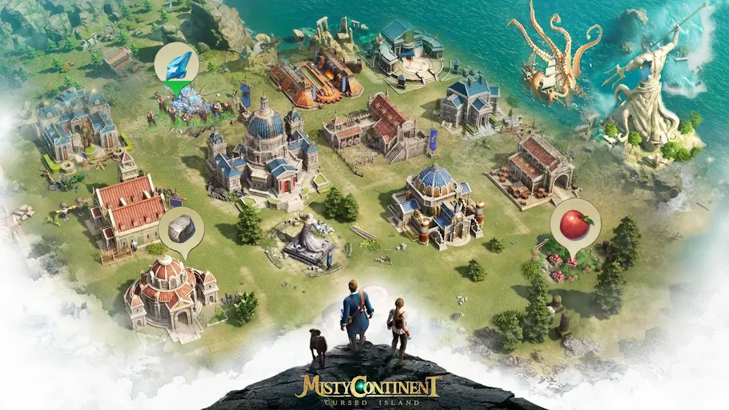 Скачать Misty Continent: Cursed Island с модом — Много ресурсов и бесконечная энергия — скриншот 1