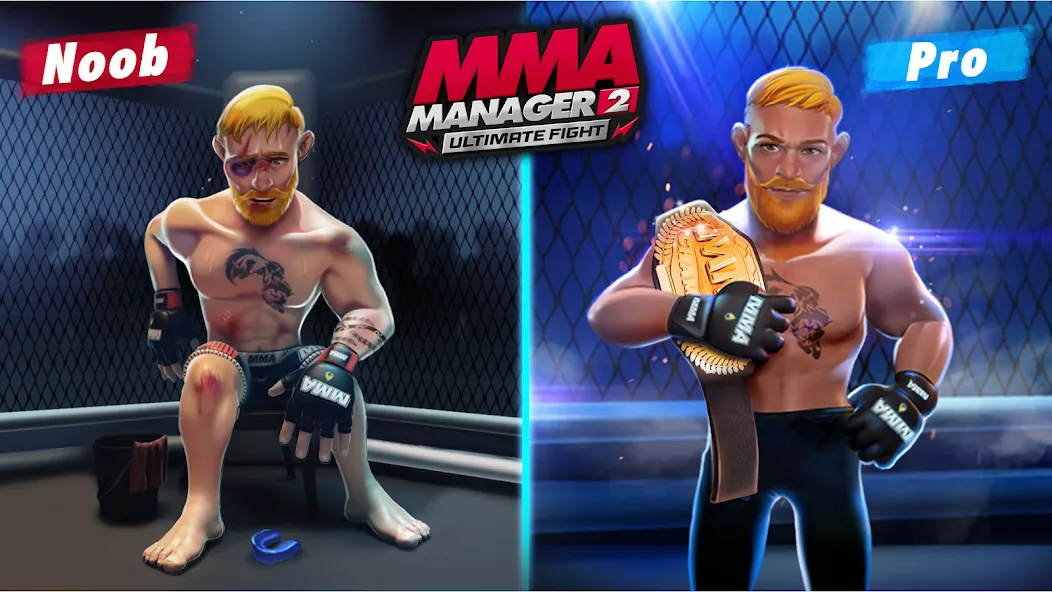 MMA Manager 2: Ultimate Fight — Мод: Много денег и золота — скриншот 1