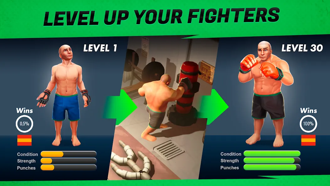 MMA Manager 2: Ultimate Fight — Мод: Много денег и золота — скриншот 2