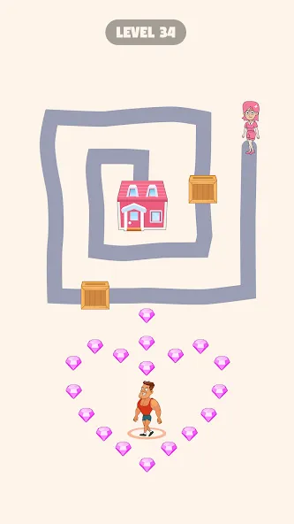 Draw To Home MOD — Без рекламы на Андроид — скриншот 4