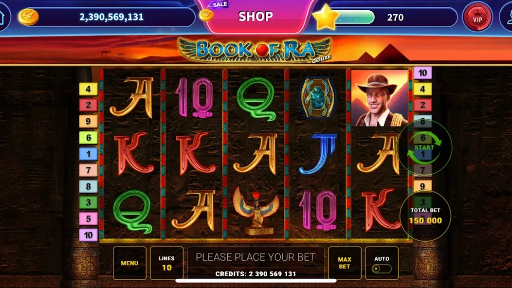 Book of Ra™ Deluxe Slot MOD APK — Много денег — скриншот 1 Book of Ra™ Deluxe Slot MOD APK — Много денег — скриншот 1