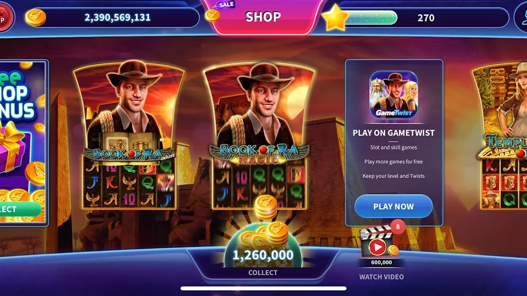 Book of Ra™ Deluxe Slot MOD APK — Много денег — скриншот 2 Book of Ra™ Deluxe Slot MOD APK — Много денег — скриншот 2
