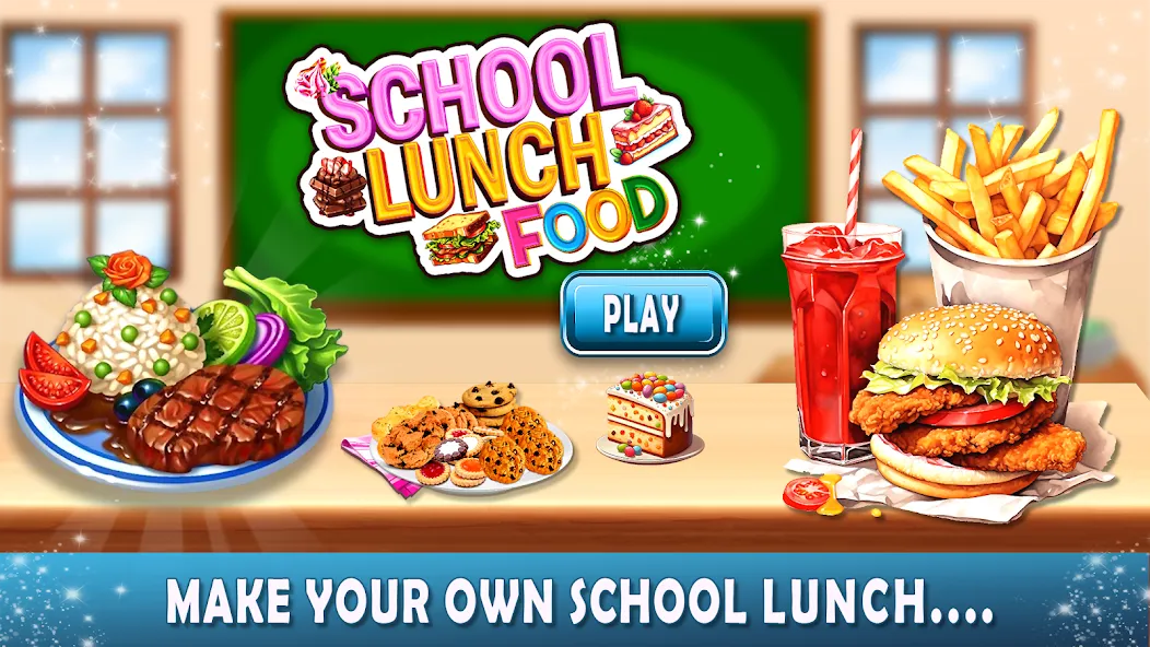 Lunch Box cooking Games 2023 — Мод: Все открыто — скриншот 1