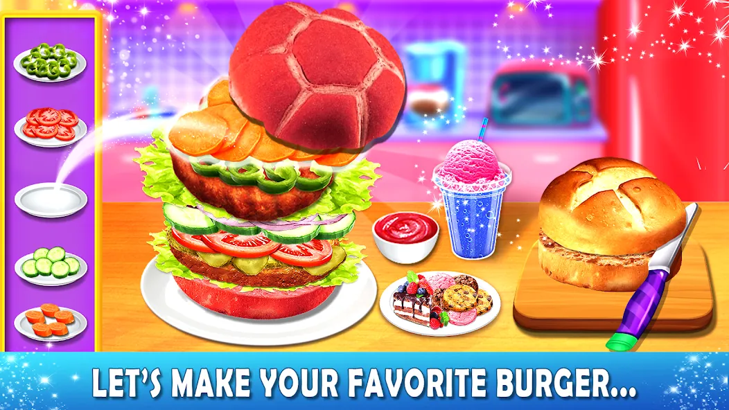 Lunch Box cooking Games 2023 — Мод: Все открыто — скриншот 2