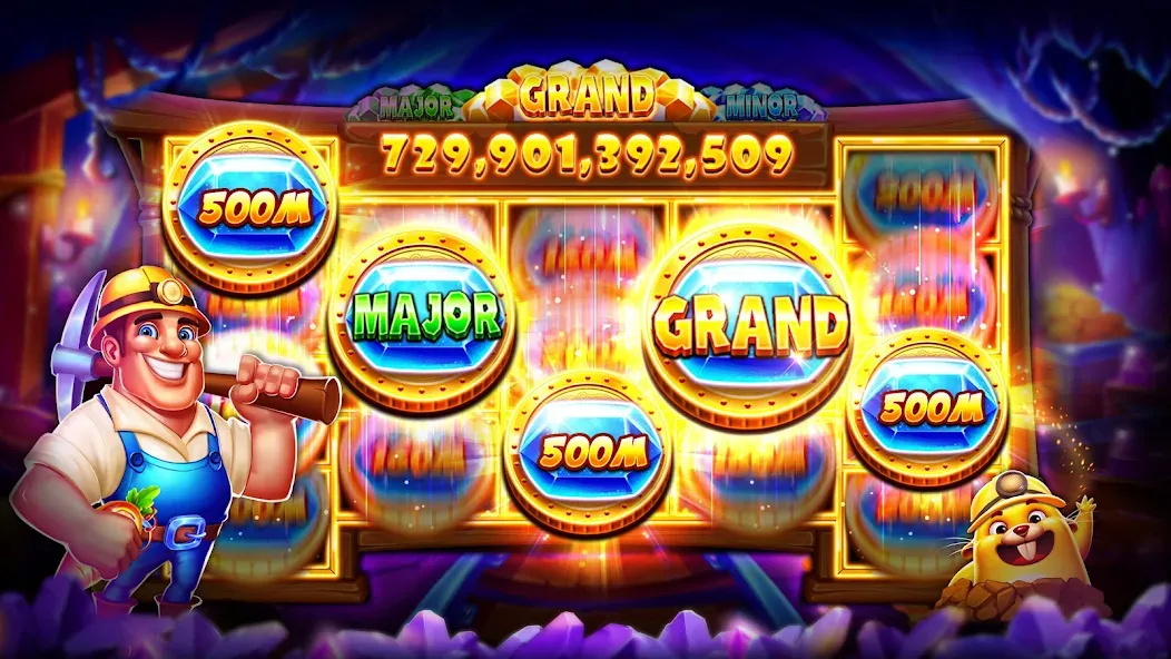 Jackpot Wins - Slots Casino Mod APK Много денег и монет — Скачать на Андроид — скриншот 2
