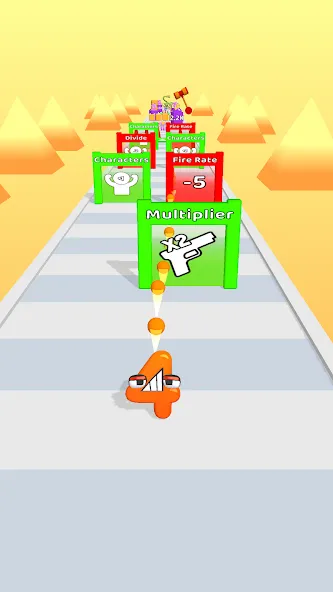 Merge Number Run MOD APK на Android — Много денег — скриншот 2