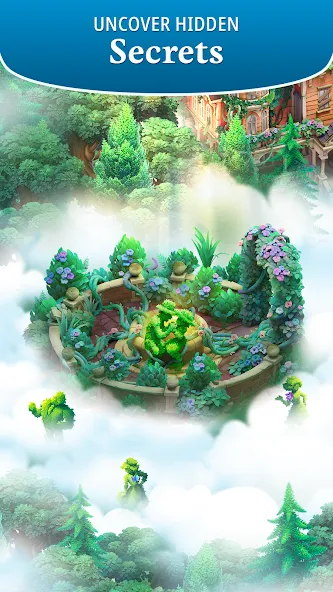 Merge Gardens MOD APK — Много денег — скриншот 4