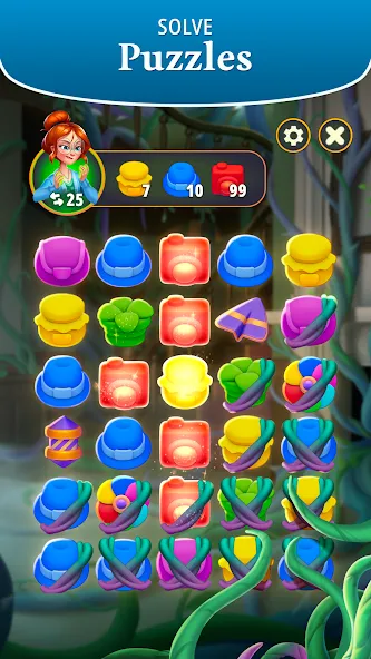 Merge Gardens MOD APK — Много денег — скриншот 5