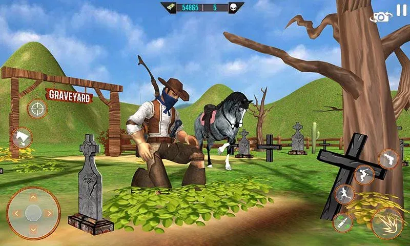 West Cowboy Shooting Games 3D на Андроид — Много денег и бесконечные патроны — скриншот 4 West Cowboy Shooting Games 3D на Андроид — Много денег и бесконечные патроны — скриншот 4