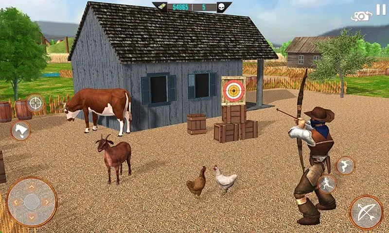 West Cowboy Shooting Games 3D на Андроид — Много денег и бесконечные патроны — скриншот 5