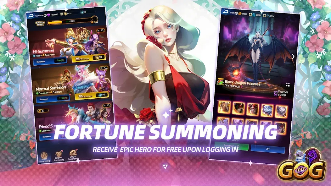 IDLE GOG (Мод Взлом на бесконечные деньги) — скриншот 5