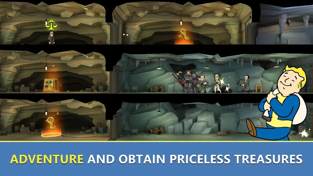 Fallout Shelter Online — Много денег и ресурсов — скриншот 5