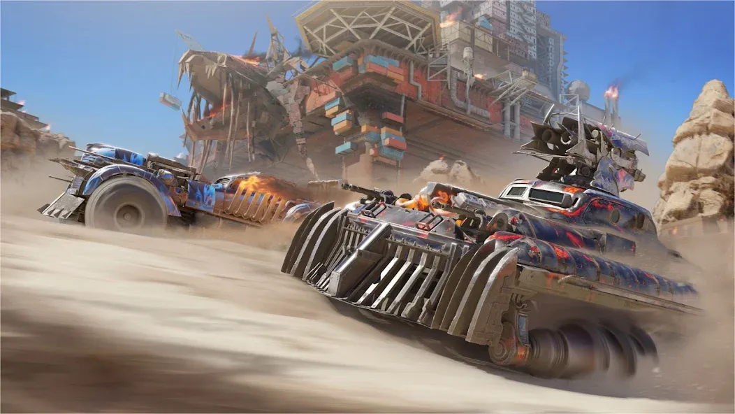 Скачать Crossout Mobile - PvP Action на Android — Много денег и патронов — скриншот 1