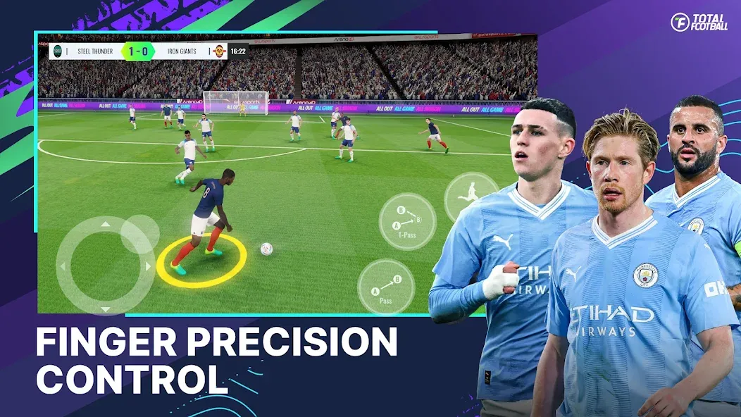 Скачать Total Football (Мод: Много денег и бесконечная выносливость) на Андроид — скриншот 2 Скачать Total Football (Мод: Много денег и бесконечная выносливость) на Андроид — скриншот 2