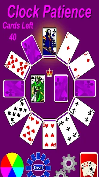 Скачать Clock Patience Solitaire — Без рекламы — скриншот 1