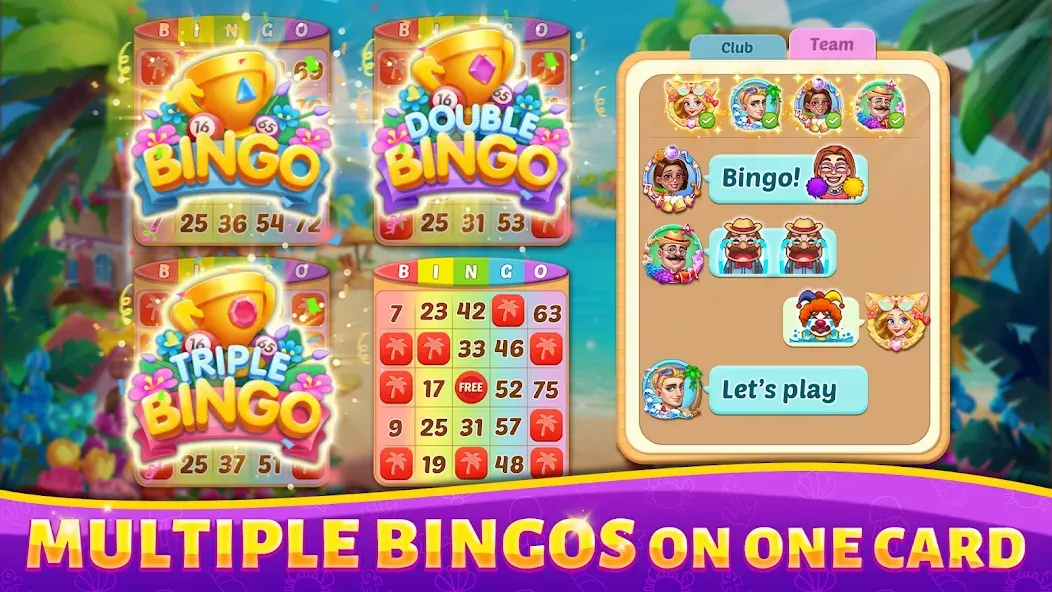 Взлом Bingo Rush - Club Bingo Games — Много денег — скриншот 5