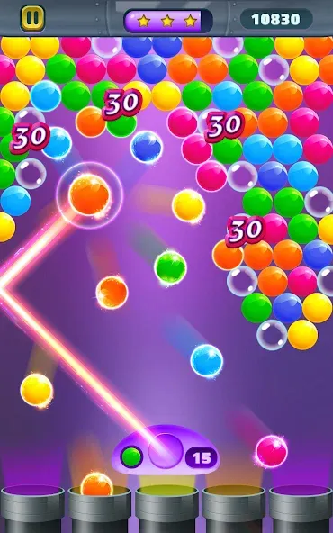 Скачать Action Bubble Game с модом — Много денег — скриншот 2