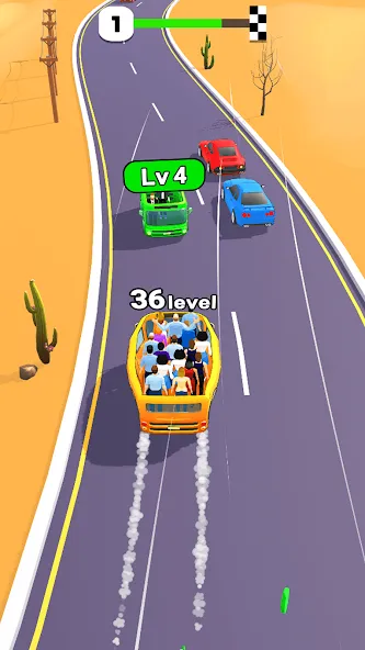 Скачать Level Up Bus на Андроид — Много денег — скриншот 3