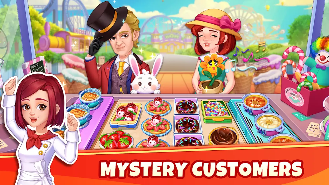 Скачать взлом Cooking Wonder-Restaurant Game на Андроид — Много денег и энергии — скриншот 4
