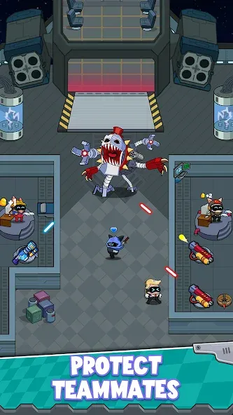 Взломанная Galactic Dorm на Андроид — Много денег и бессмертие — скриншот 4