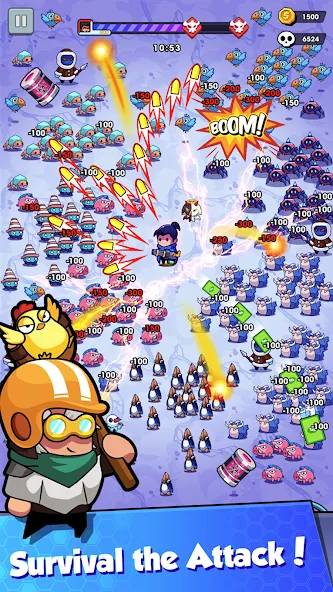 Скачать Hero Survival IO MOD APK — Много денег и бессмертие — скриншот 2