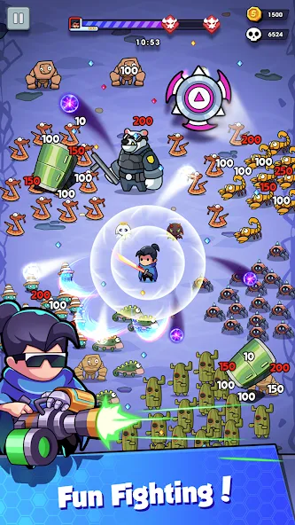 Скачать Hero Survival IO MOD APK — Много денег и бессмертие — скриншот 4