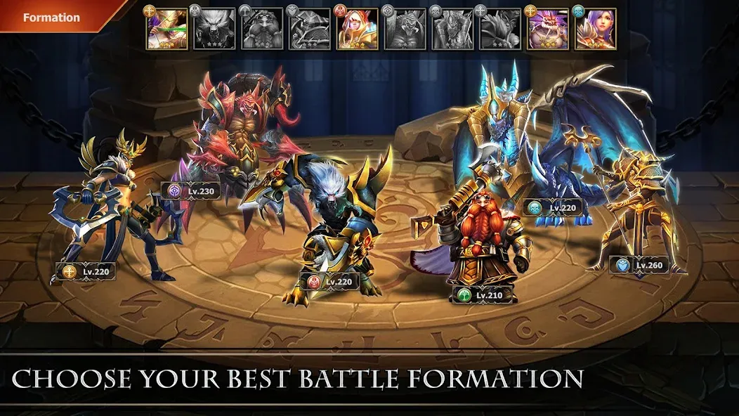 Скачать Trials of Heroes: Idle RPG на Android — Много денег и бесконечные алмазы — скриншот 5