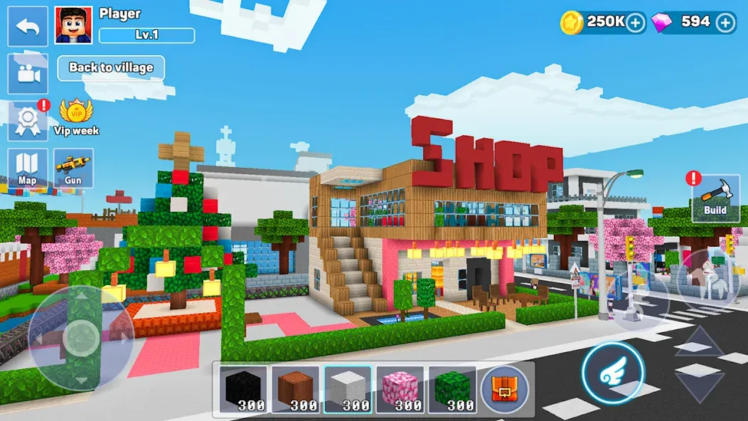Скачать взлом MiniCraft Village на Андроид — Много денег — скриншот 1