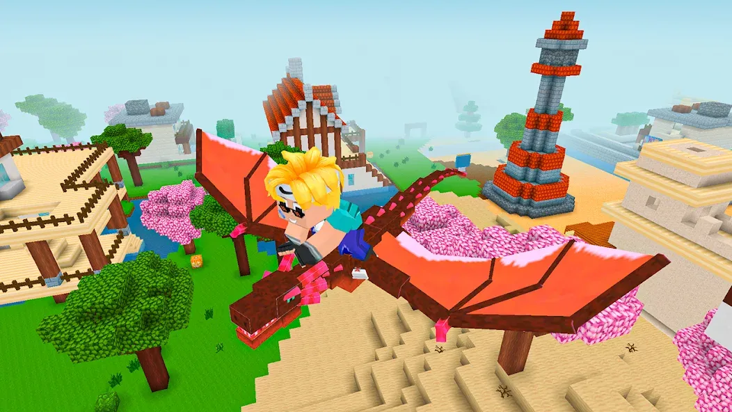 Скачать взлом MiniCraft Village на Андроид — Много денег — скриншот 2