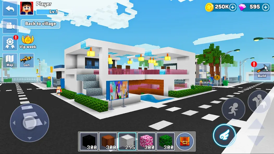 Скачать взлом MiniCraft Village на Андроид — Много денег — скриншот 3
