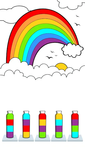 Скачать Sort Paint: Water Sort Puzzle — Последняя версия (Много денег и без рекламы) — скриншот 2 Скачать Sort Paint: Water Sort Puzzle — Последняя версия (Много денег и без рекламы) — скриншот 2