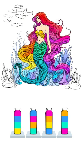 Скачать Sort Paint: Water Sort Puzzle — Последняя версия (Много денег и без рекламы) — скриншот 5