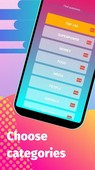 Скачать Would You Rather? questions MOD APK — Все вопросы открыты и без рекламы — скриншот 4